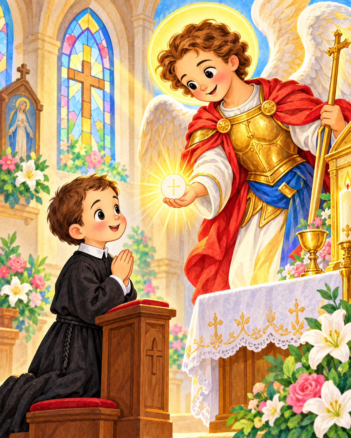Illustrazione di Il dono dell’Eucaristia