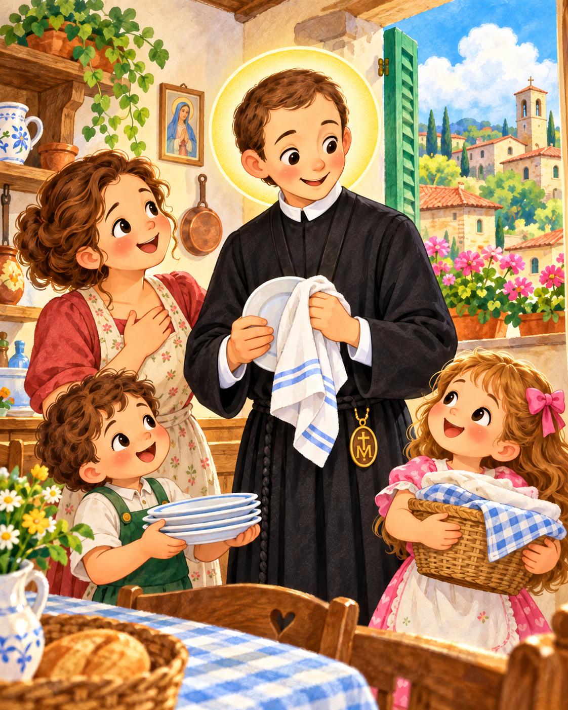 Illustrazione di La carità di Gerardo